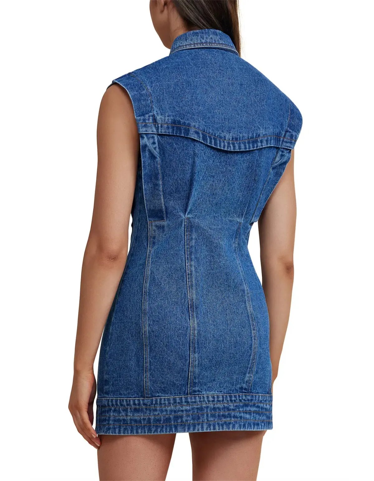Acler - Taren Denim Mini Dress photo 3