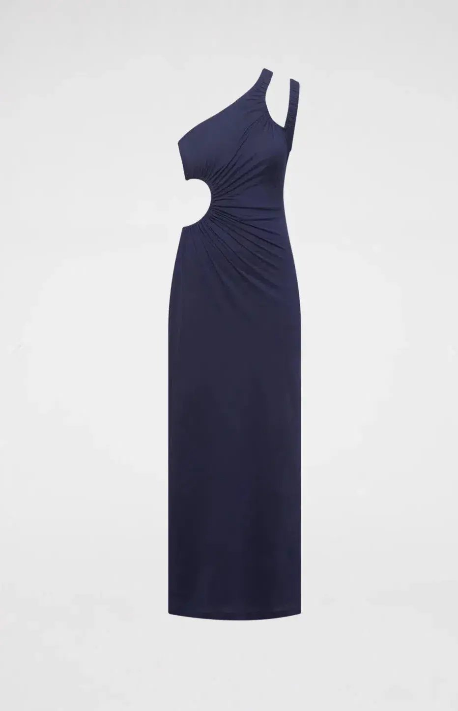 Scanlan Theodore Mercerised Cotton Dress Navy Size 8 photo 3