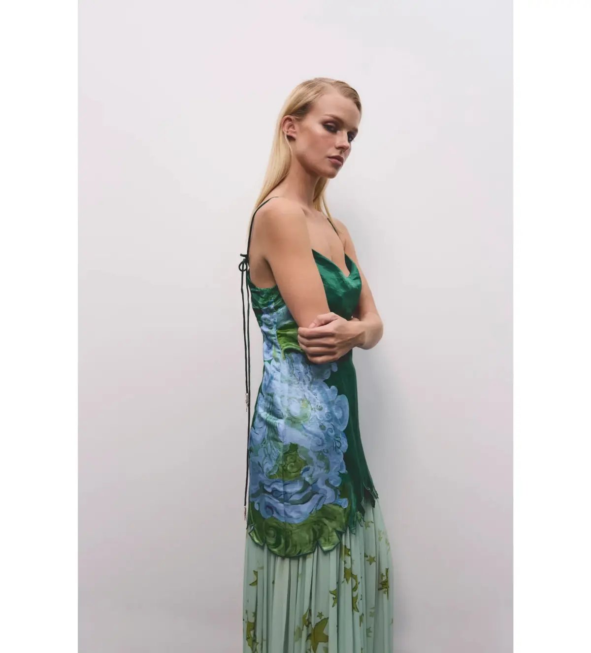 Antipodean Runaway Star Drop Waist Gown Maxi Dress in  Emerald Size AU 12 photo 3