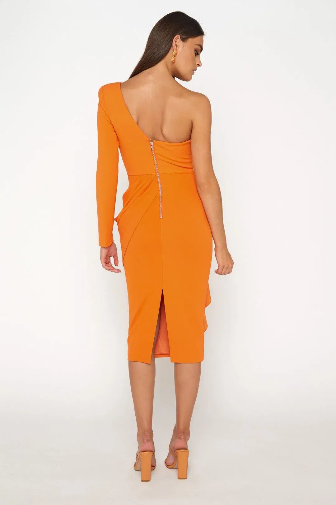 Mossman Follow Me Dress Orange Size 8 photo 4