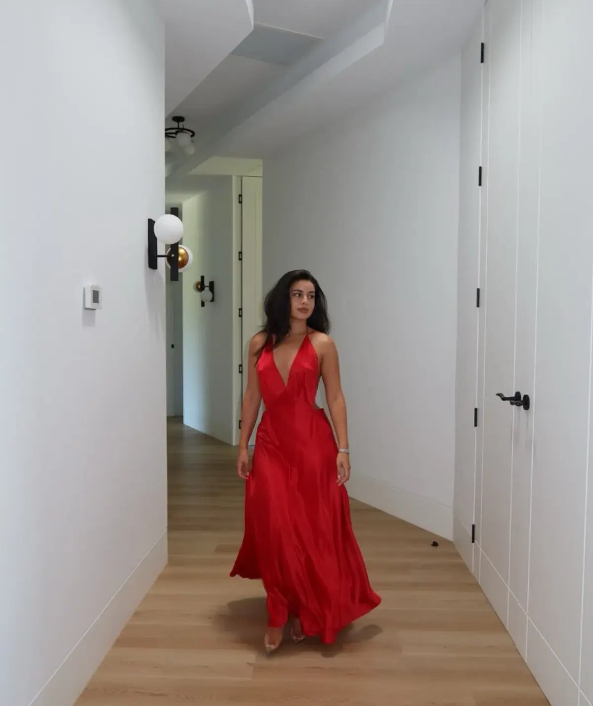 Michael Lo Sordo Tash Maxi Red Size AU 8 photo 4