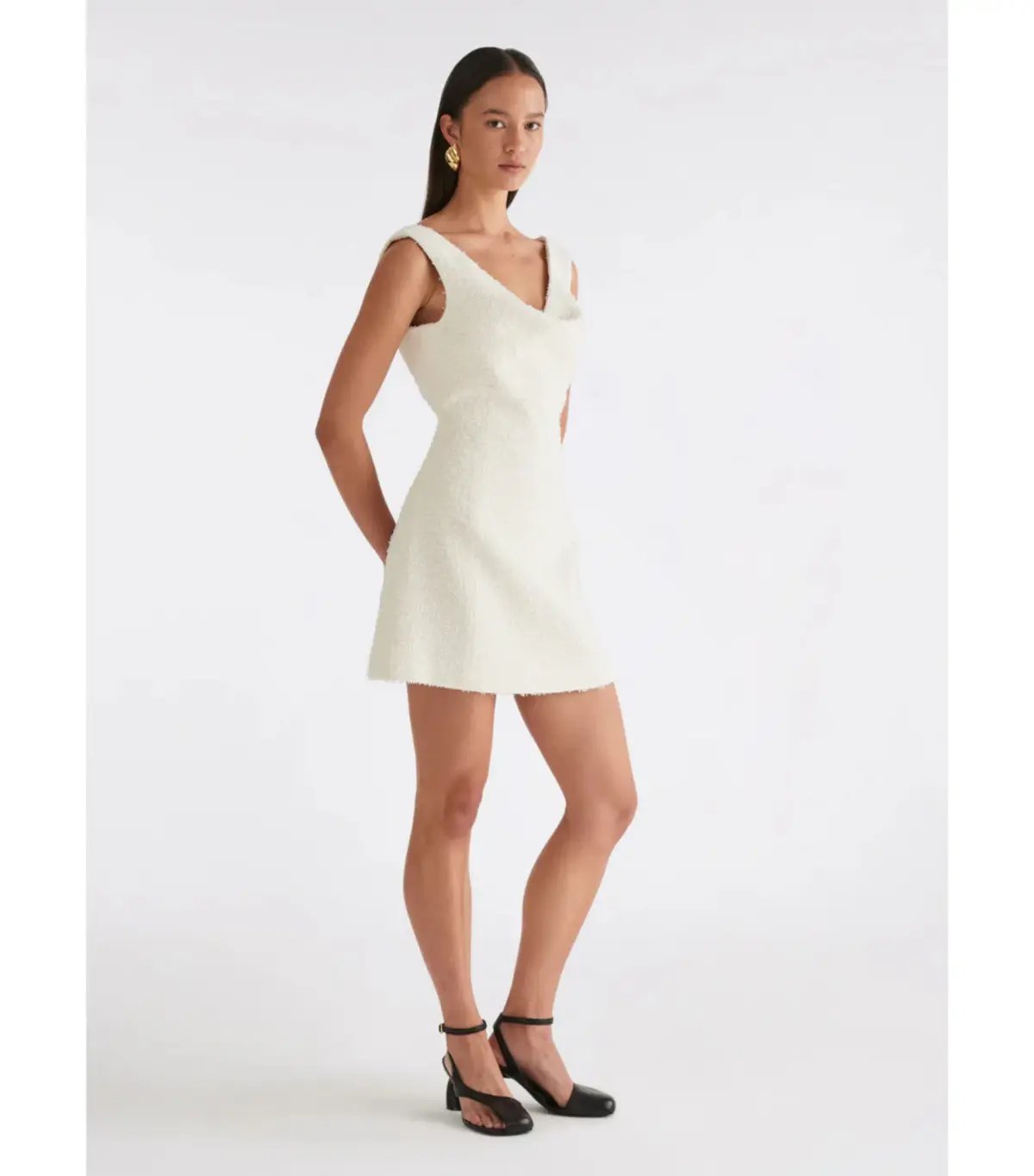 Anna Quan Bella Mini Dress Porcelain Size 10 photo 4