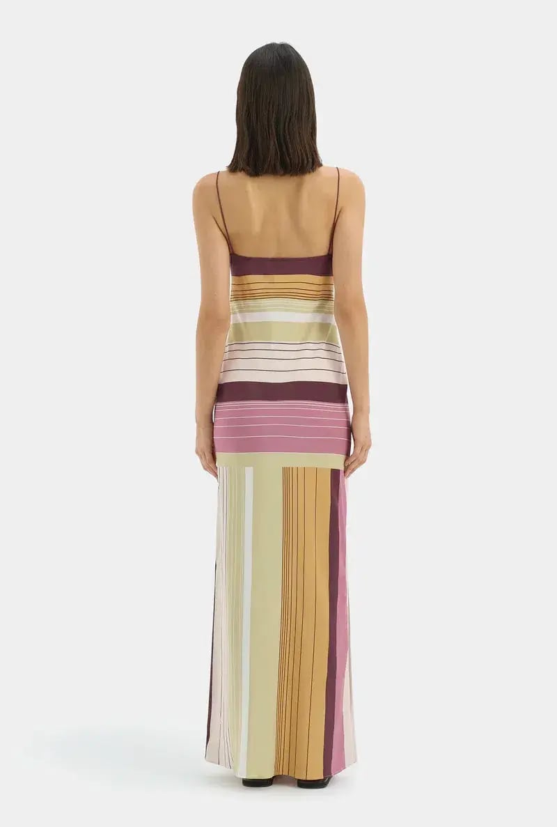 Sir the label Fontana Slip Dress Elisa Stripe size 3/12 photo 5