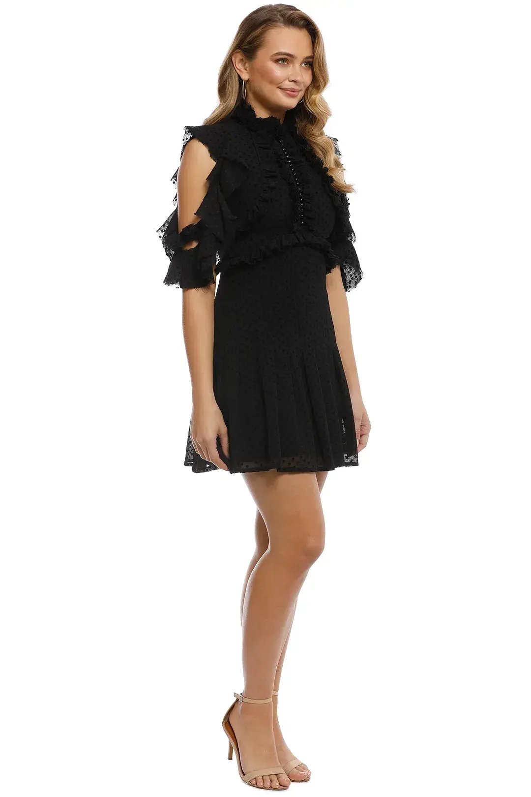 Mossman She Spotted Me Dress Black Size 8 photo 2