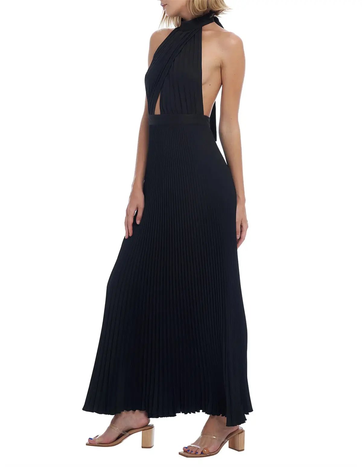 L'Idee Renaissance Gown Black Size 10 photo 7