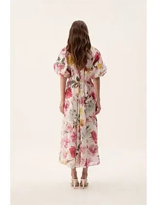Aje Fleur Midi Dress Size 8/S photo 3