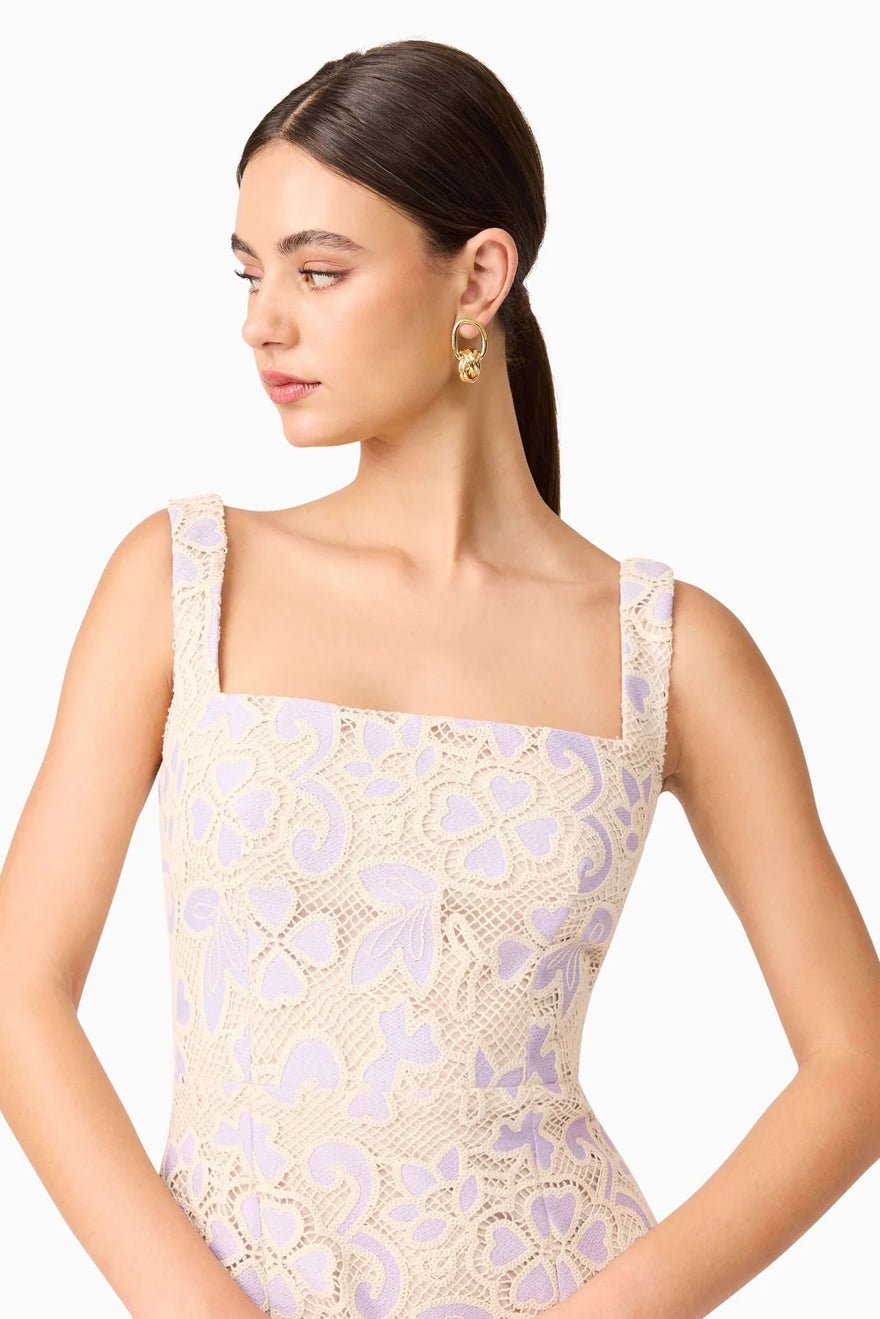 Elliatt Jasmine Midi Dress - Lilac Multi photo 3