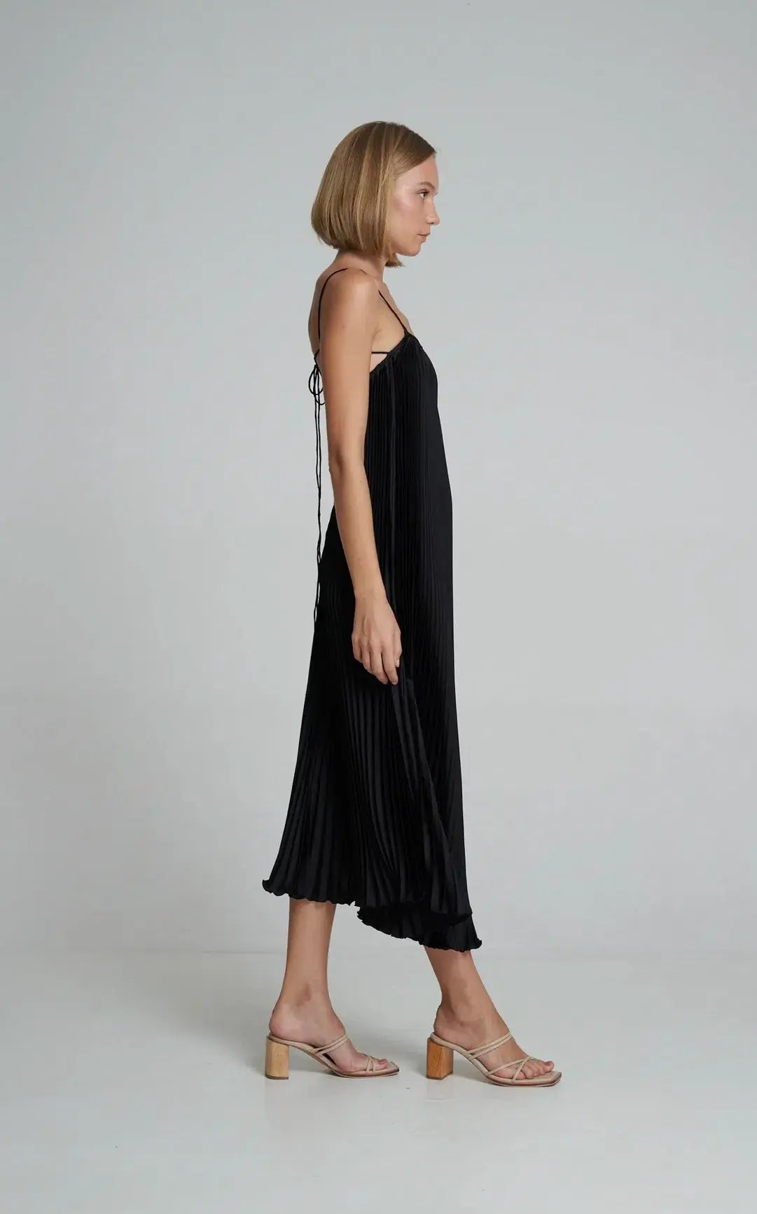 L'idee Ete Strappy Gown Black Size M / Au 10 photo 2