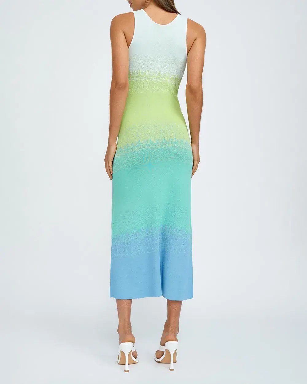 By Johnny Amina Ombré Knit Midi Dress Multi Size 10 / M photo 3