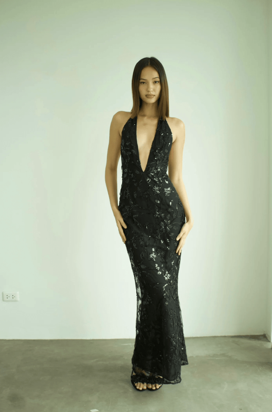 Cha Collective Mila Maxi in Black photo 2