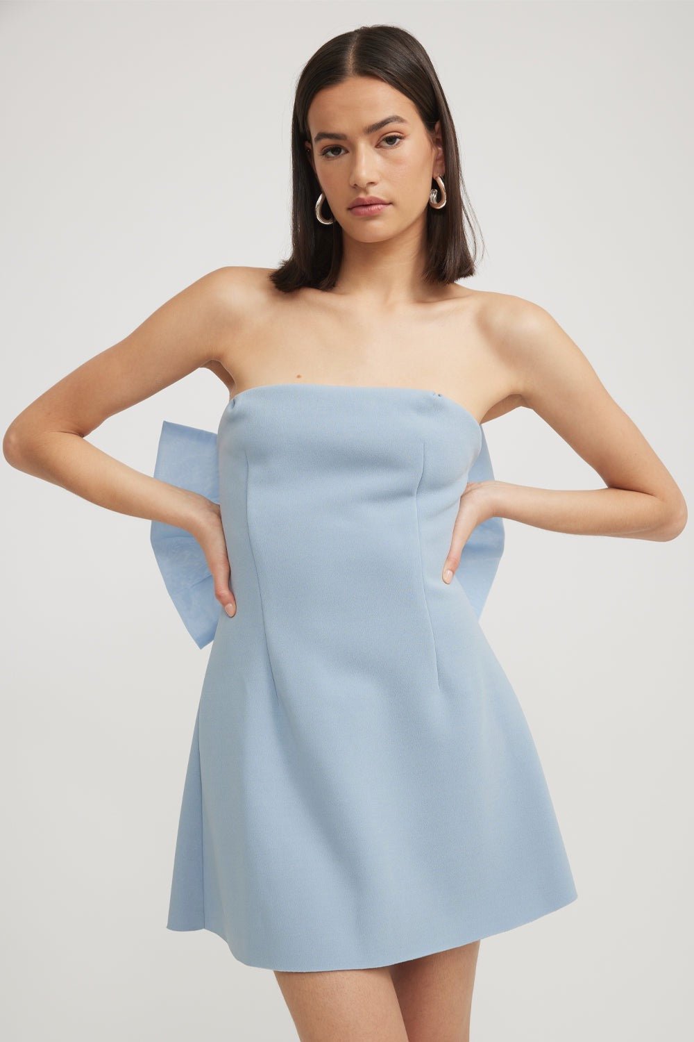 TOJHÀ DARIA DRESS - POWDER BLUE photo 3