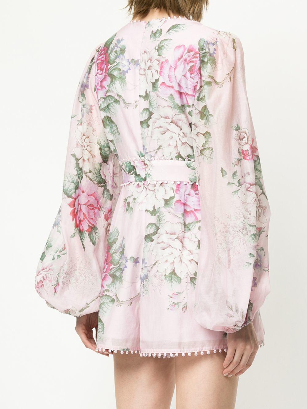 Alice Mccall One By One Playsuit Floral Size 4 photo 3