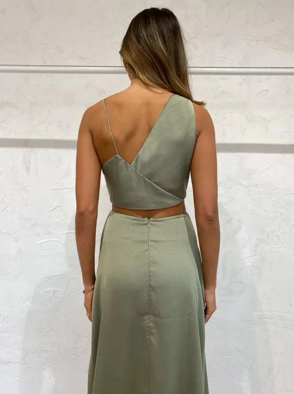 One Fell Swoop Bijoux Maxi In Serpent Green Size AU 8 photo 2