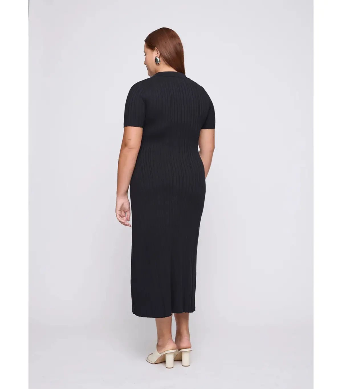 Leona Edmiston Nia LBD Cocktail Dress With Side Split Size AU 4 photo 15