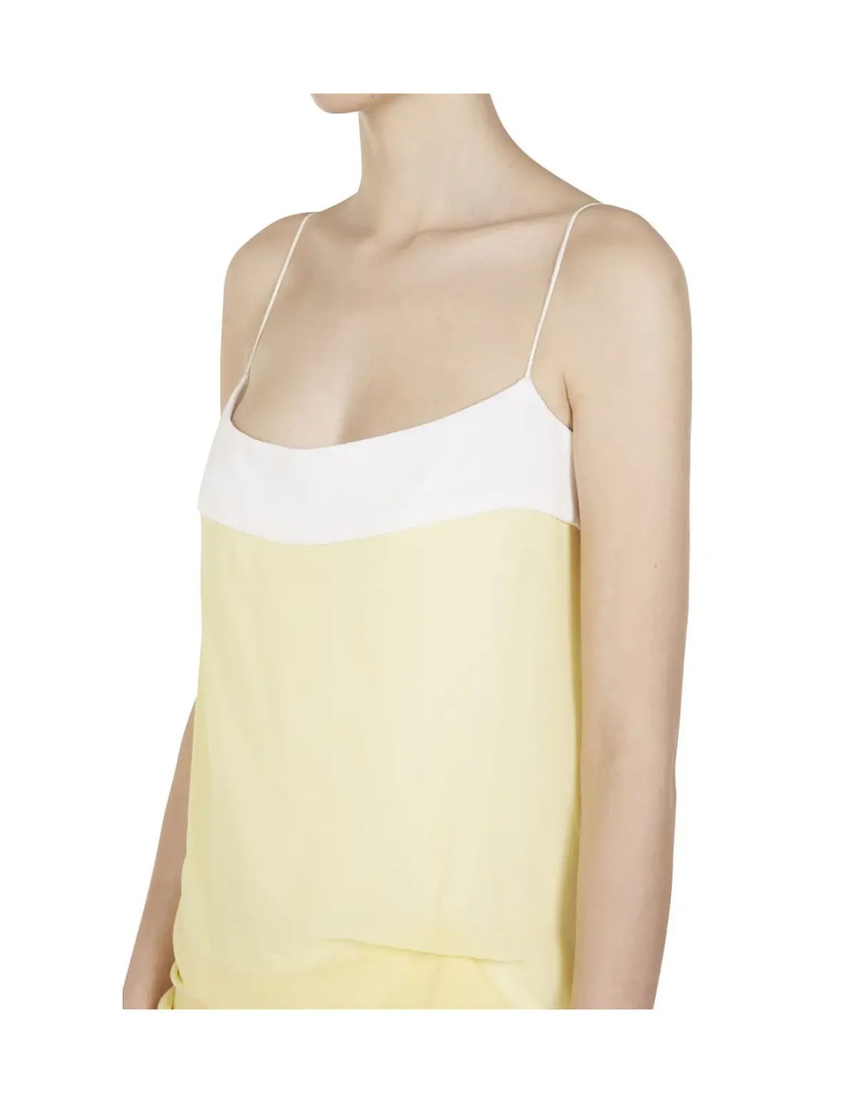 Christopher Esber Waffled Hem Yellow Dress Size AU 8 photo 3