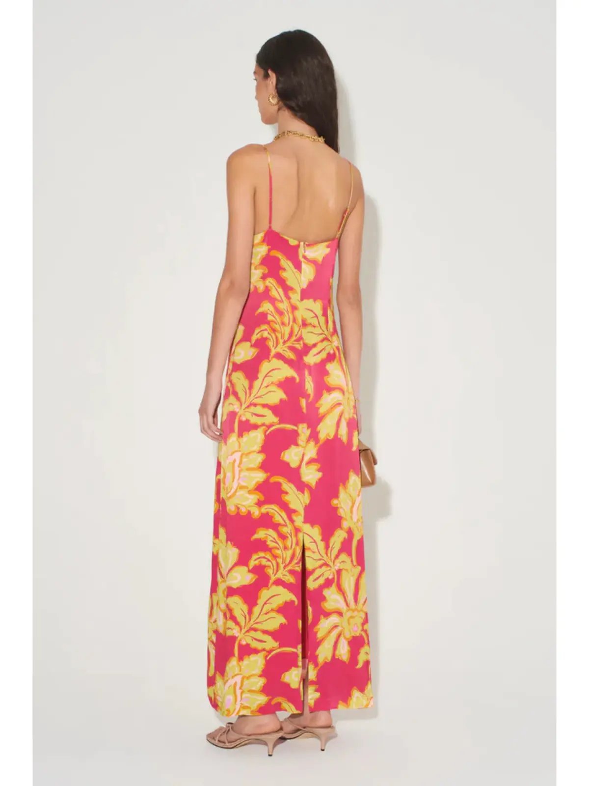 Hansen & Gretel Alchemy Dress in Fuschia Fern Print Size Small / AU 8 photo 2
