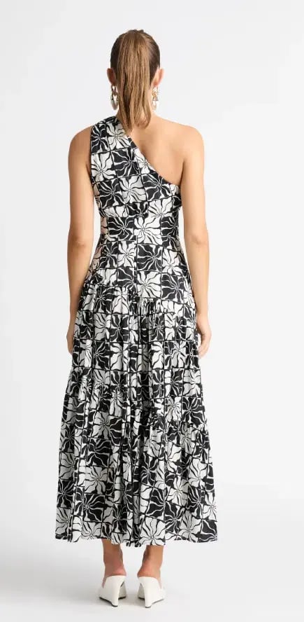 Sheike Magnolia Maxi Dress Black/White Size 10 / M photo 3