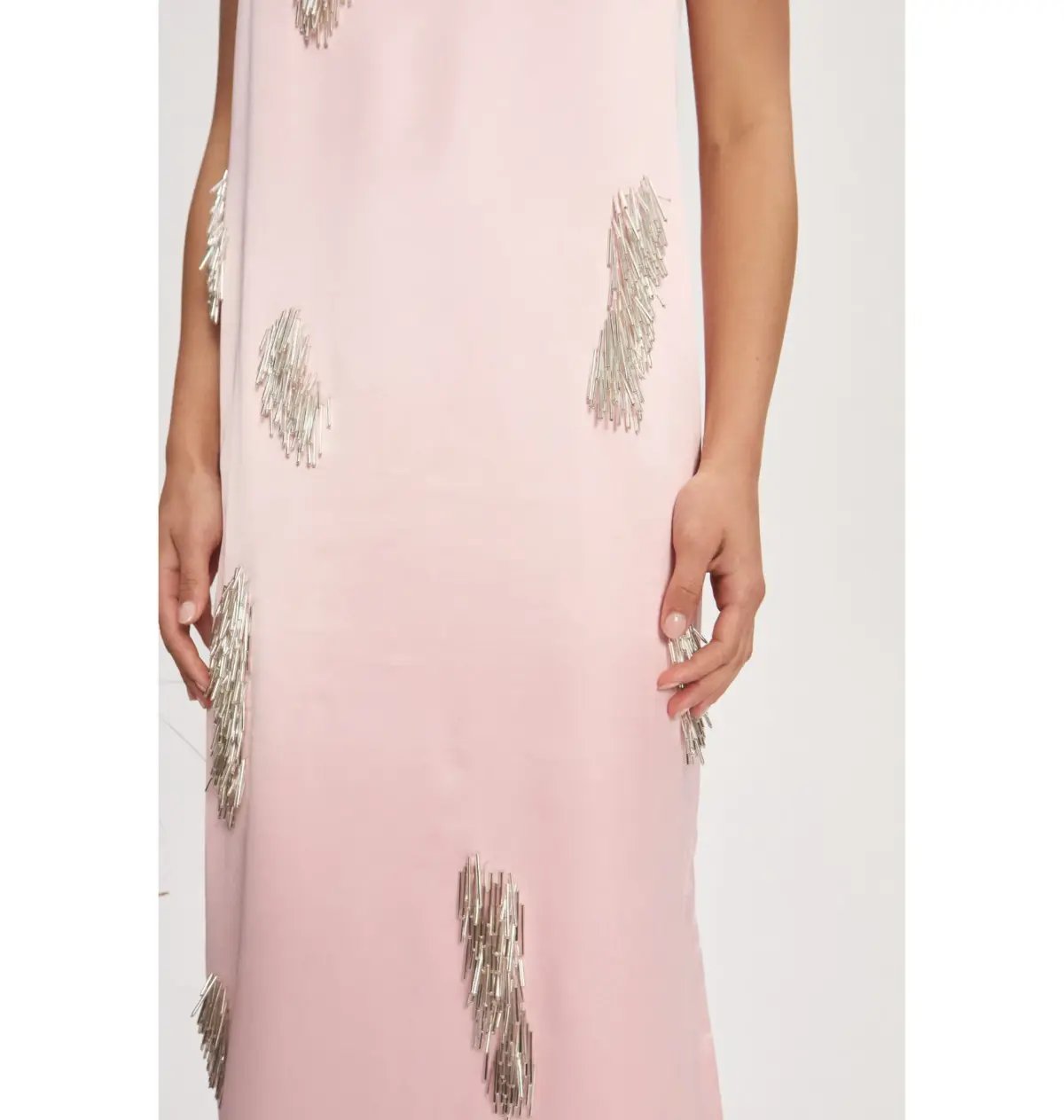Alemais Cindy Embellished Slip Dress Pink Size AU 6 photo 3