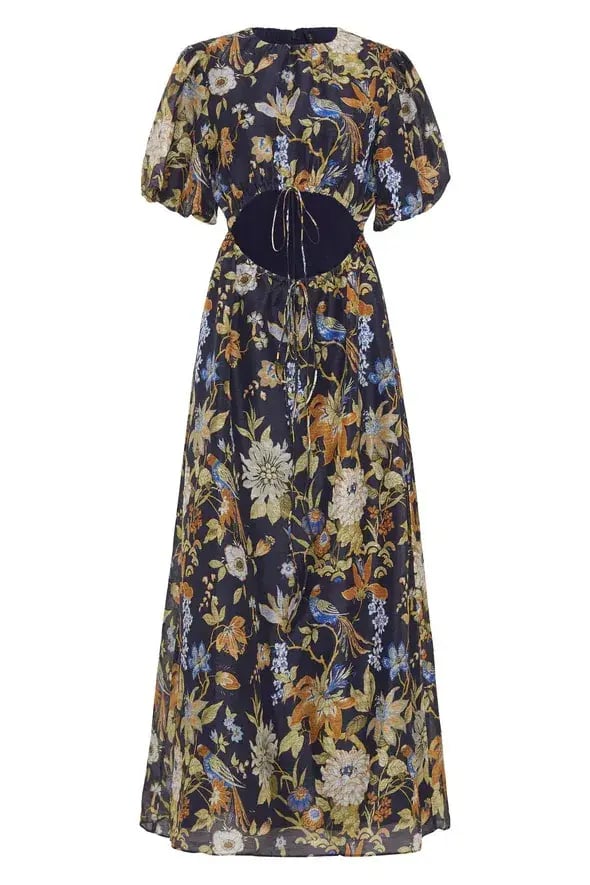 Lilian Puff Sleeve Maxi Dress In Delia Print Size 3 / AU 12 photo 4