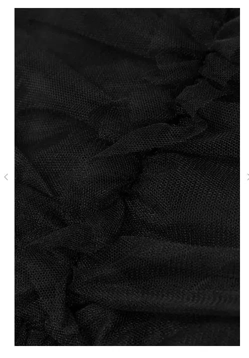 Molly Goddard Gathered Tulle Mini Skirt Size 8 photo 3