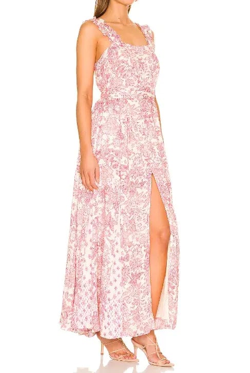 Hemant & Nandita Suki maxi dress pink size 12 photo 2