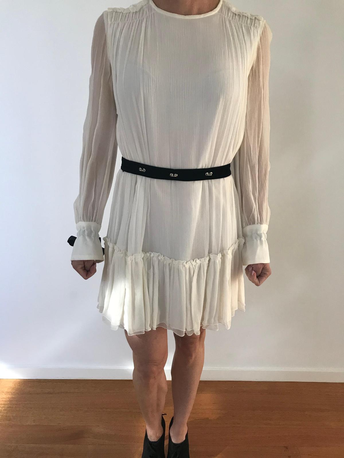 Manning Cartell White Dress size S photo 4