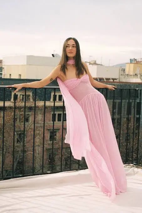 Raphaella Santana Ophelia Maxi Dress Pink Size AU8 photo 8