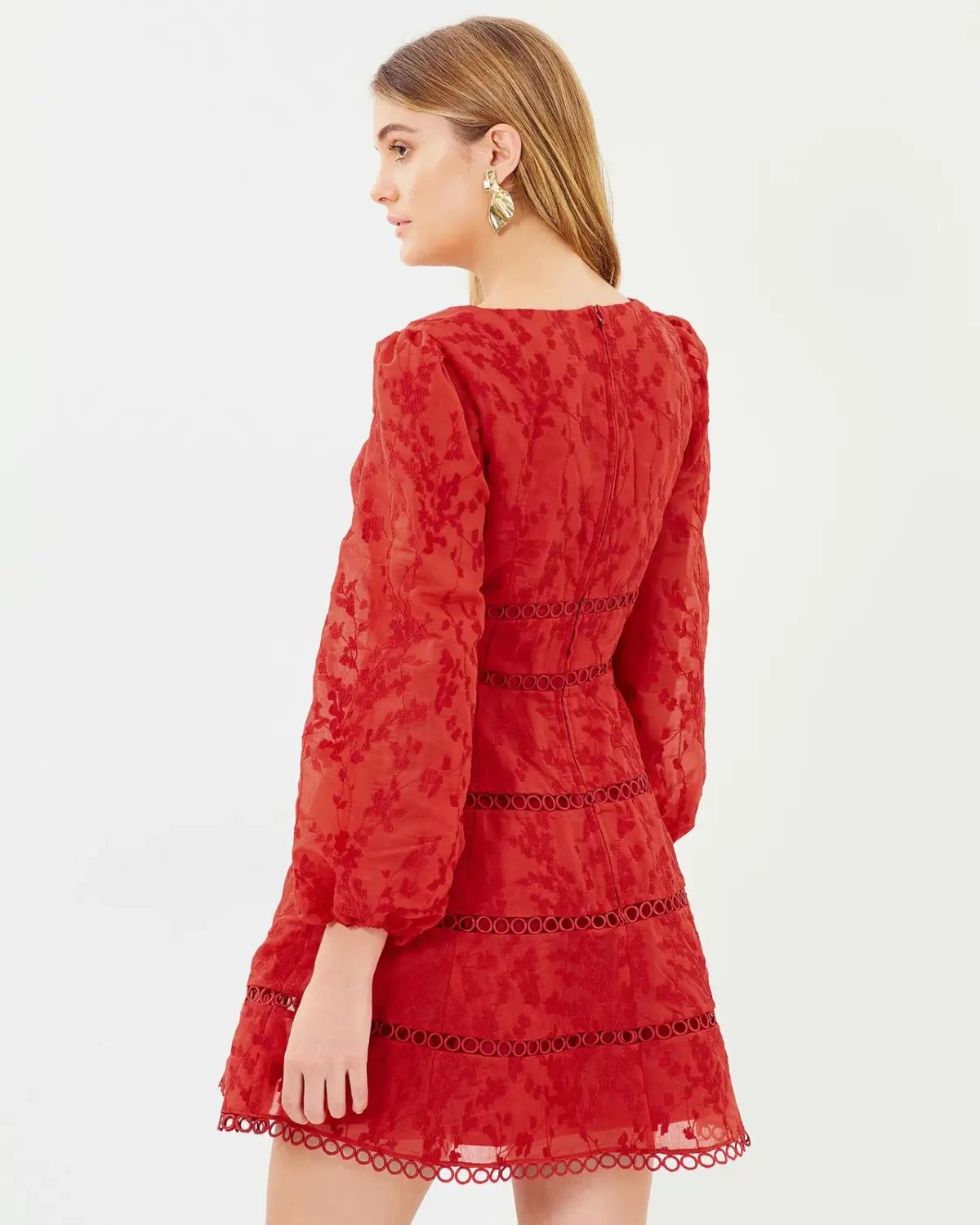Keepsake The Label About Us Mini Dress Red Size 12 photo 3