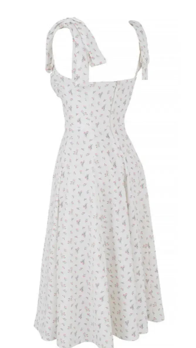 House of CB Alicia Midi Sundress White Floral Size S / AU 8 photo 6