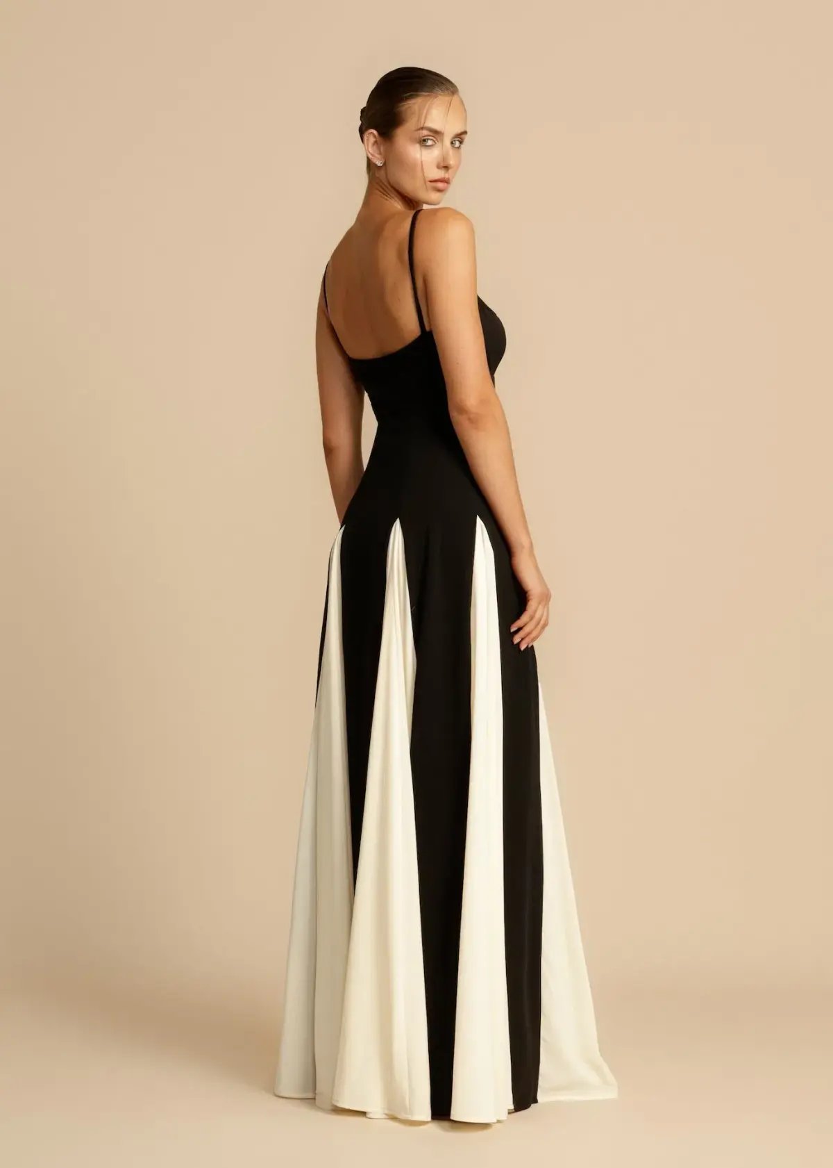 Arcina Ori Paloma Maxi Dress in Black/Cream Size L / AU 12 photo 3