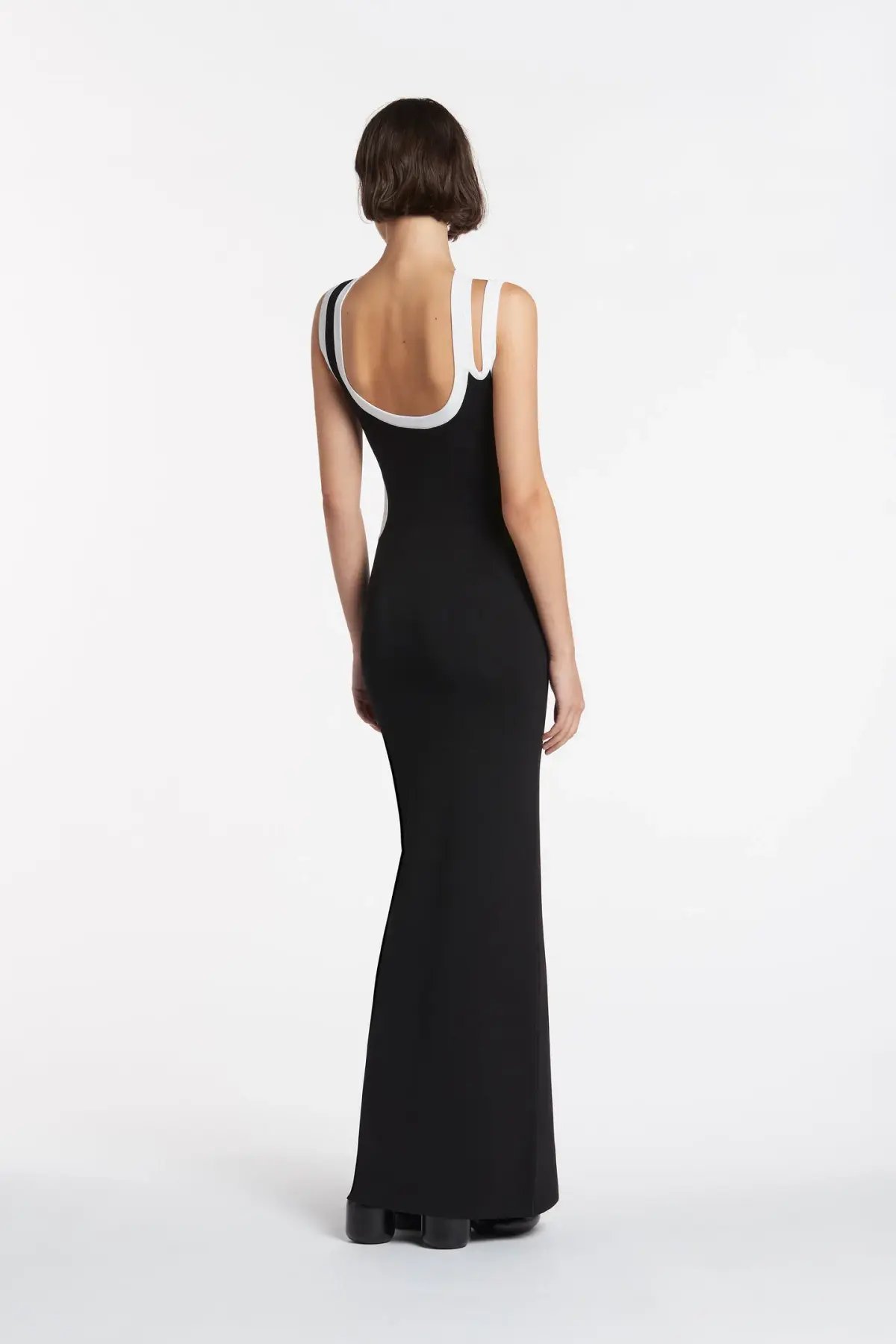 Sir the Label Evalina Cut Out Dress Black Size 0 / Au 6 photo 4