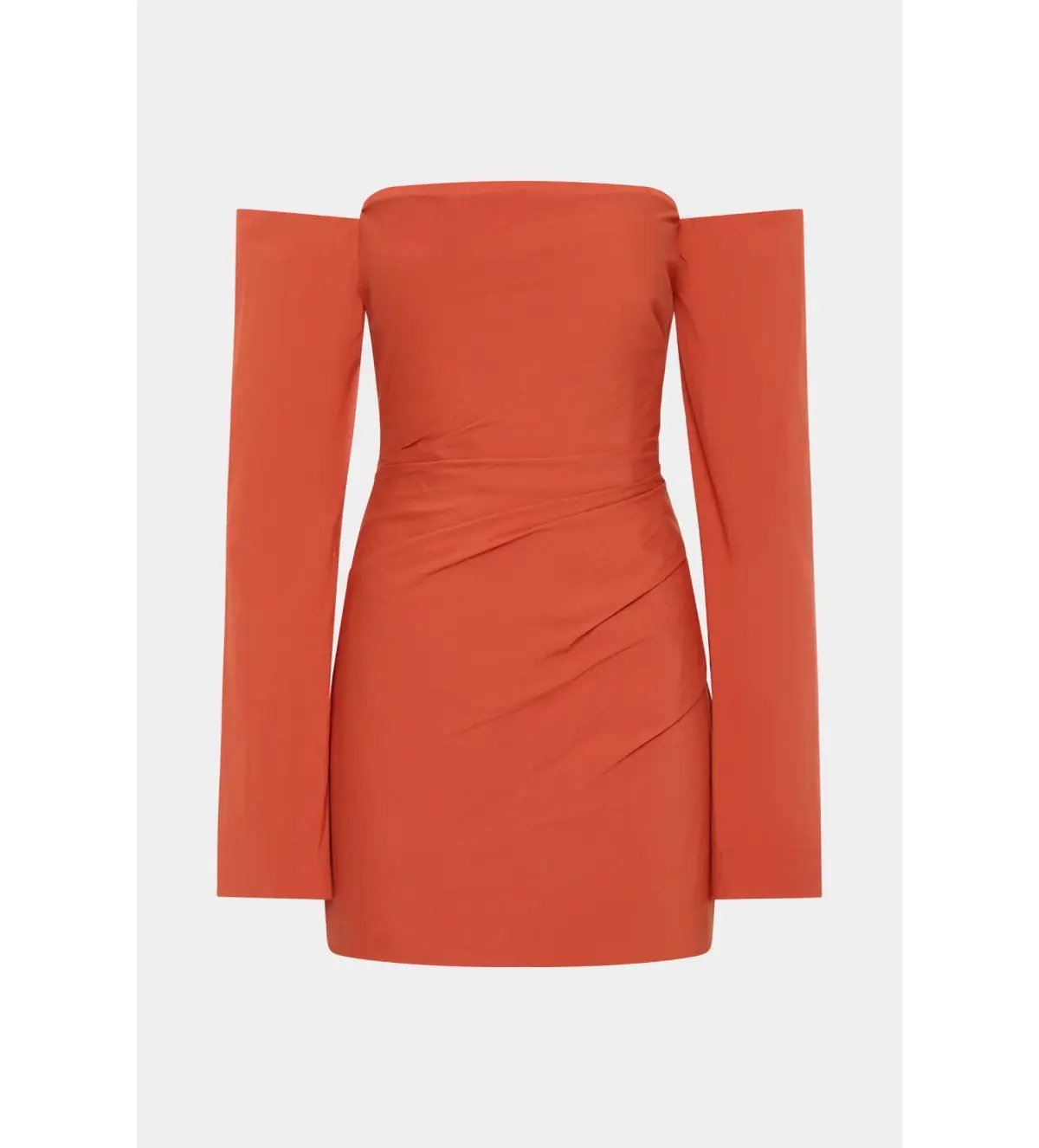 Sir the Label Rossana Off Shoulder Mini Dress Terracotta Size 1 AU 8 photo 5