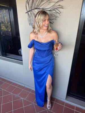 Tania Olsen Carmi Gown Blue photo 5