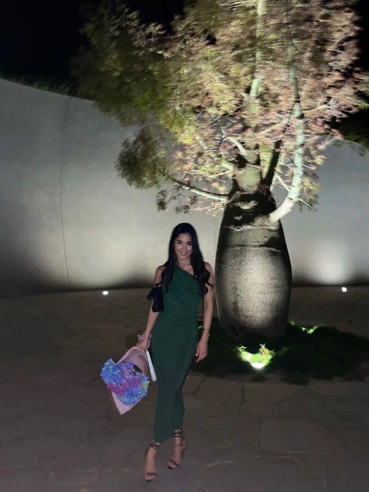 NORMA KAMALI Diana Gown in Forest Green photo 5