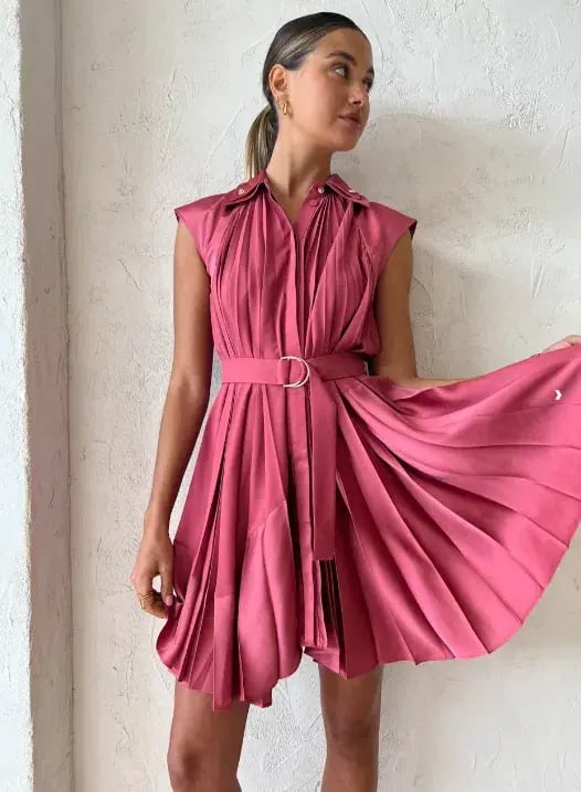 Acler Seymour Dress Dusty Pink Size 6 photo 3