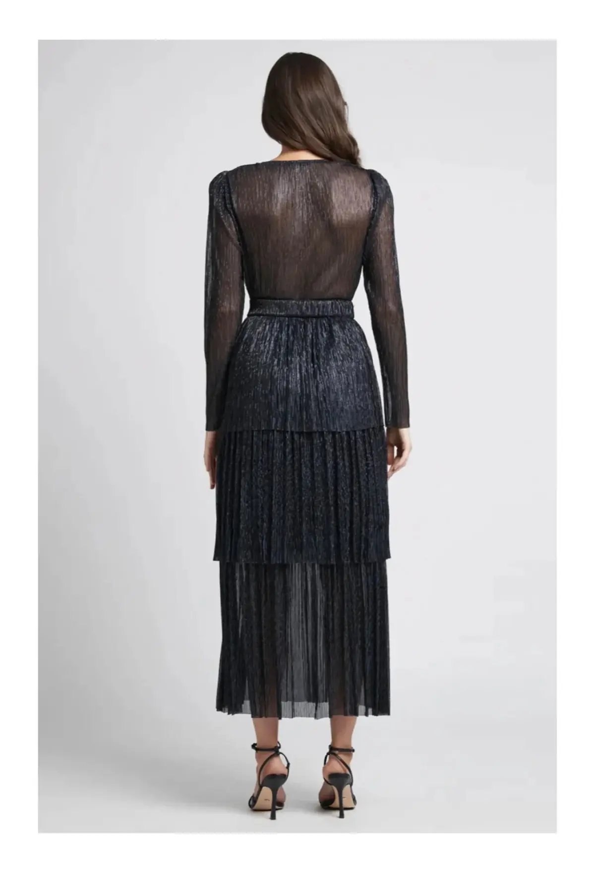 Sheike All That Sparkles Dress Black Size 12 photo 2