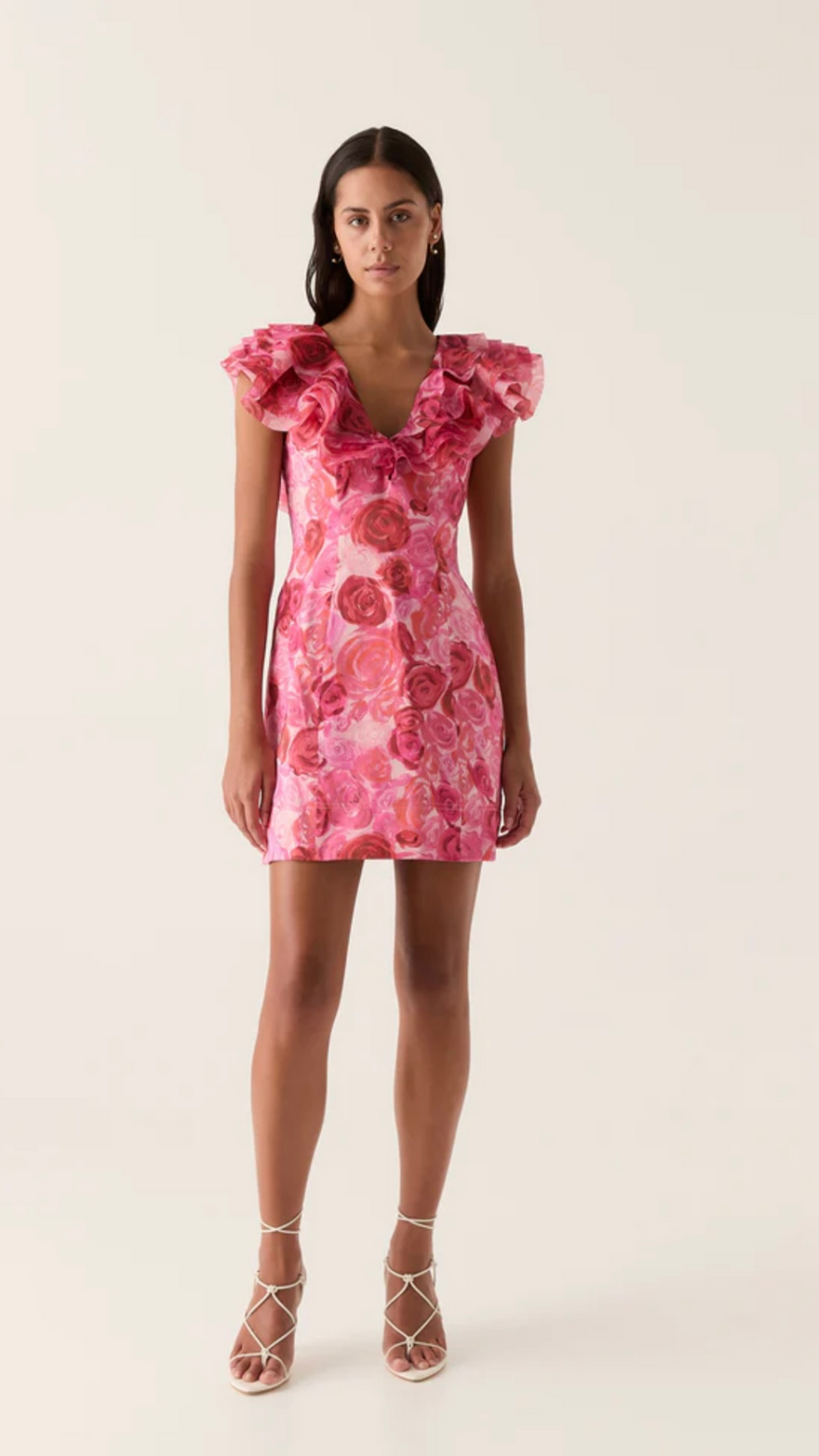 AJE Charmed Plunge Mini Dress photo 3