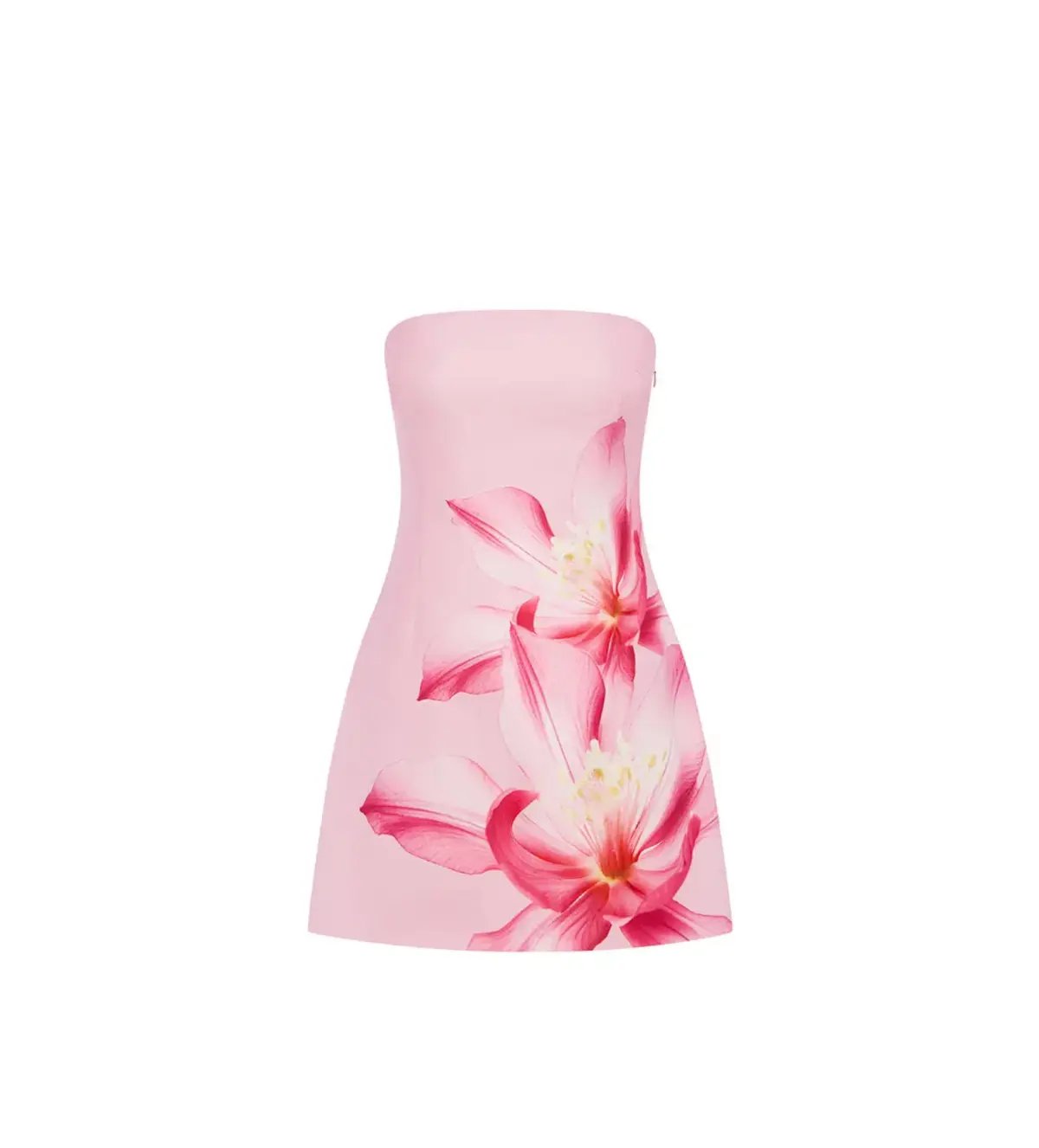 RUNAWAY THE LABEL Primrose Mini Dress Pink Flower Size XS/ AU 6 photo 3