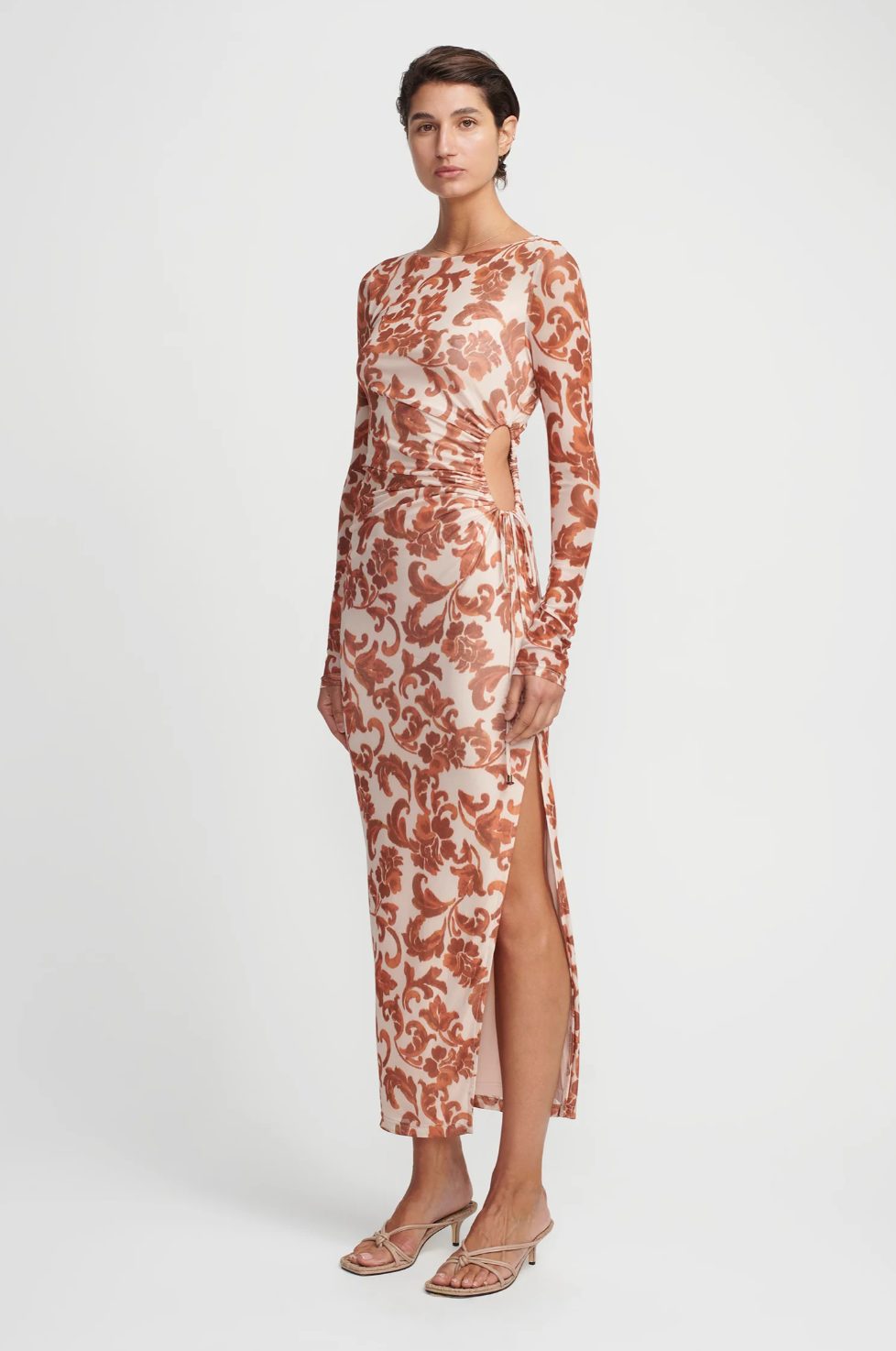 ATHENA DRESS BY HANSEN AND GRETEL ORANGE photo 2