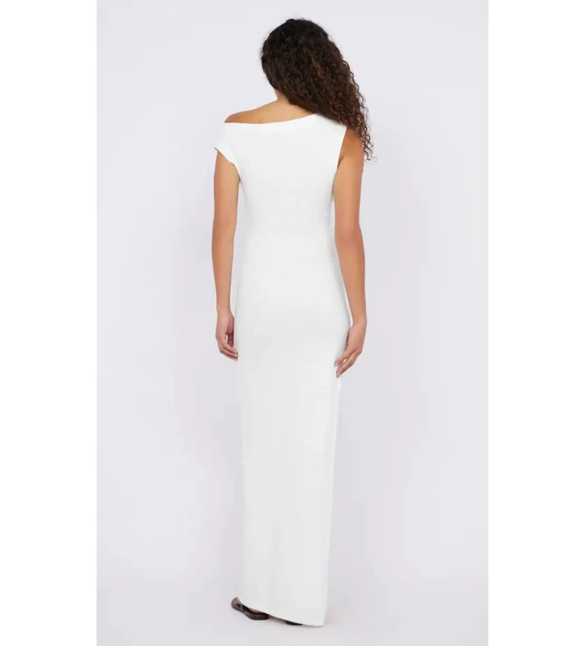 Bec + Bridge Martha Asym Maxi Dress in White Size 8 photo 3