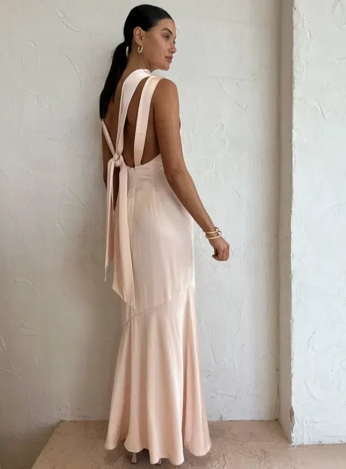 Significant Other Lana Maxi Dress Ballet Pink Size 8 photo 4