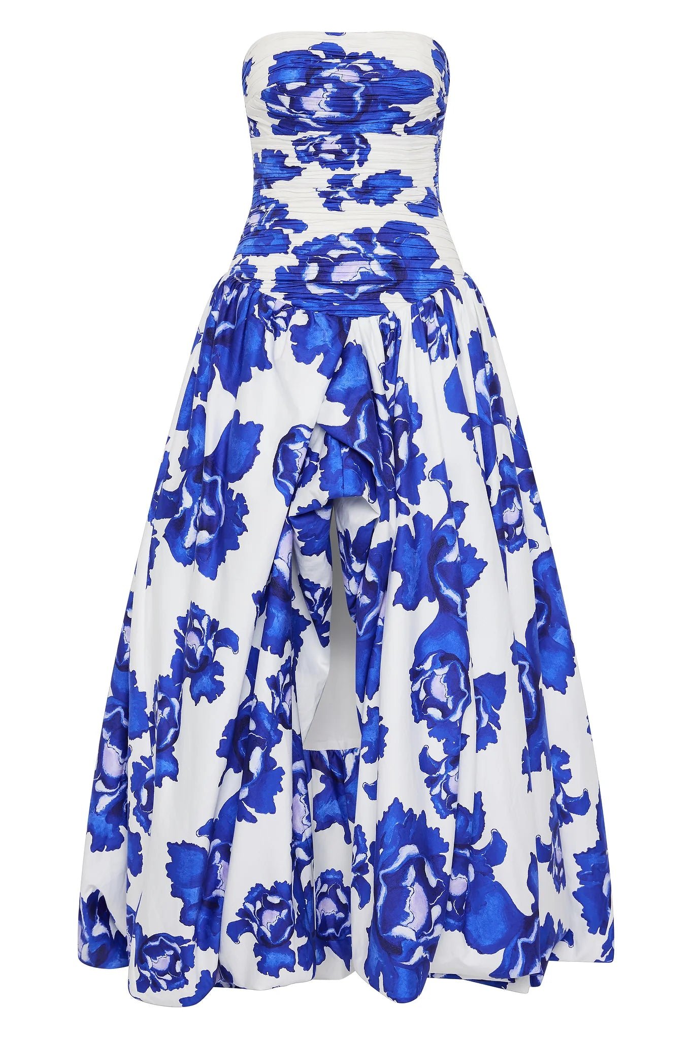 AJE BEHOLD MAXI DRESS - BOLDLY BLOOMING COBALT photo 5