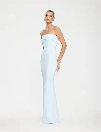 Effie Kats Monroe Gown Ice Blue Size 6/XS photo 7