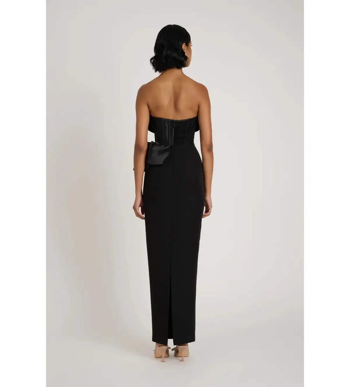 Eliya The Label Auri Gown in Black Size S/AU8 photo 4