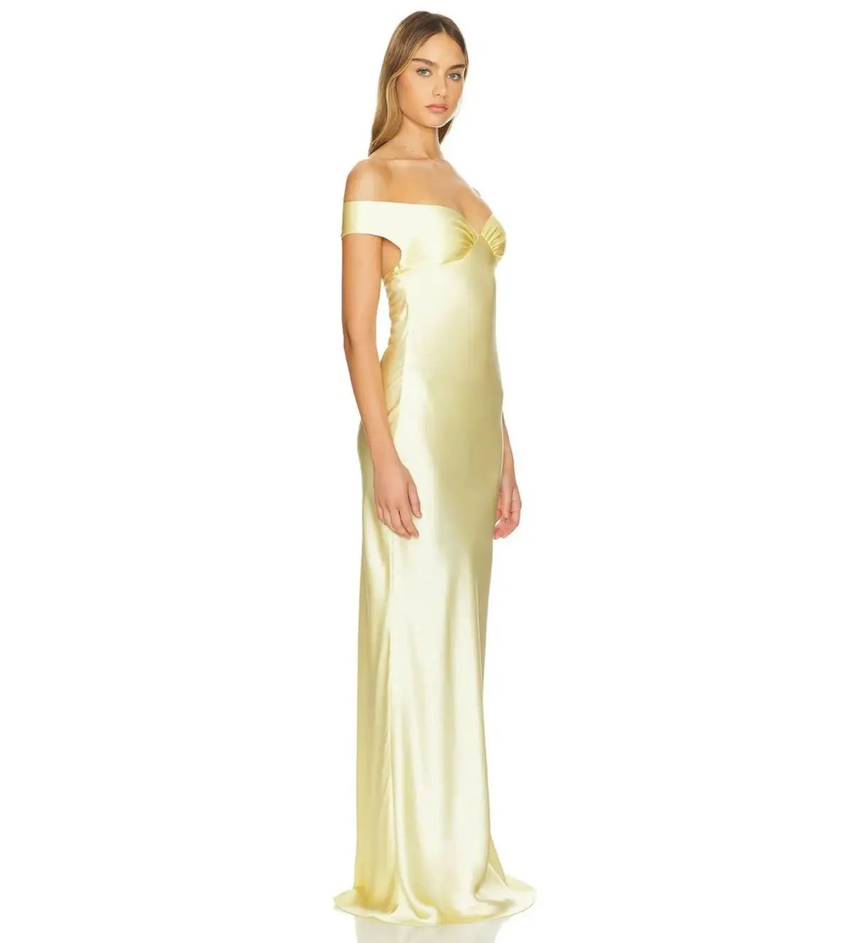 Natalie Rolt Bridget Gown Lemon Size 1/AU 8 photo 2