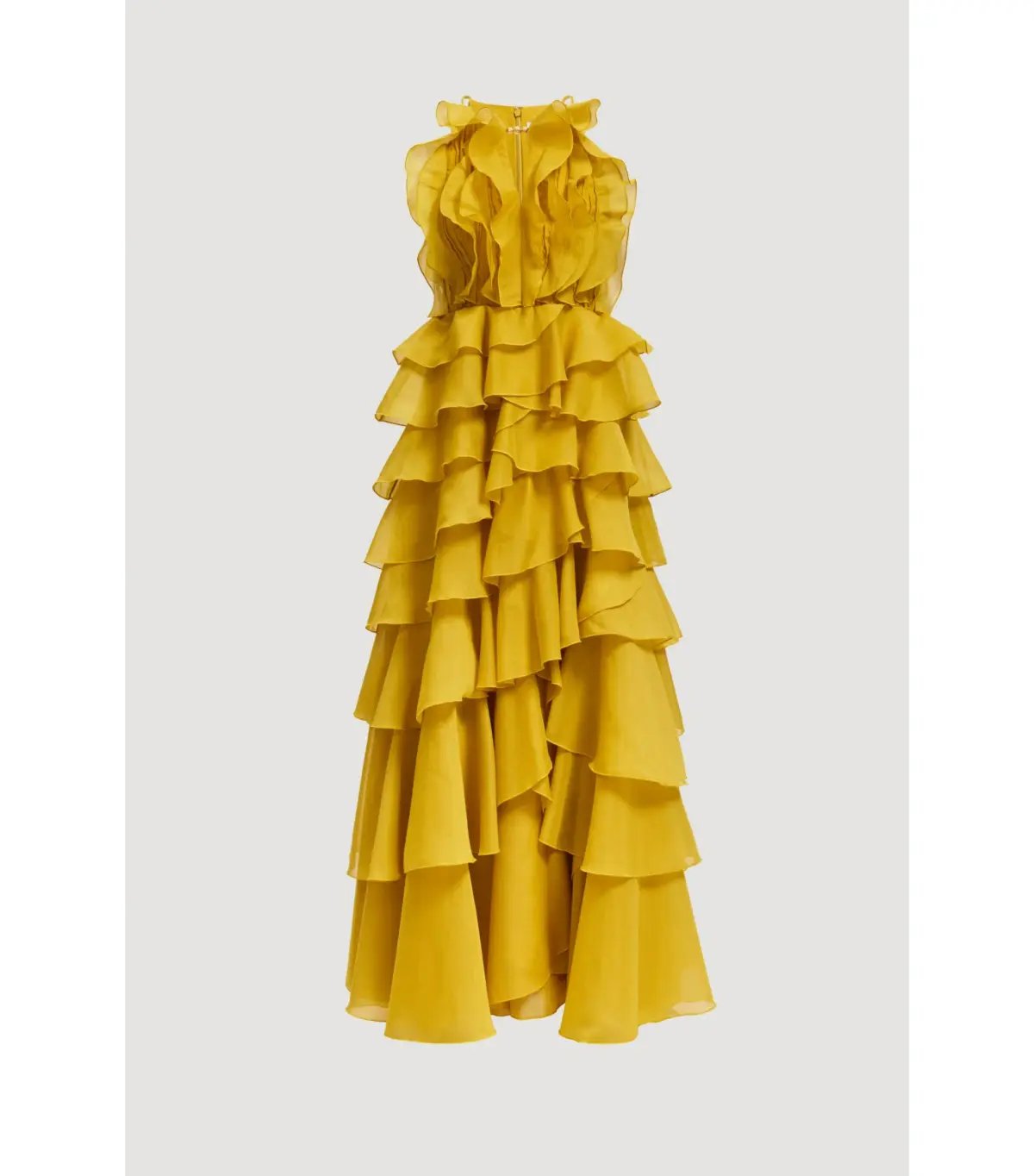 Aje Cleo Maxi Gown in Chartreuse Size 16 photo 6
