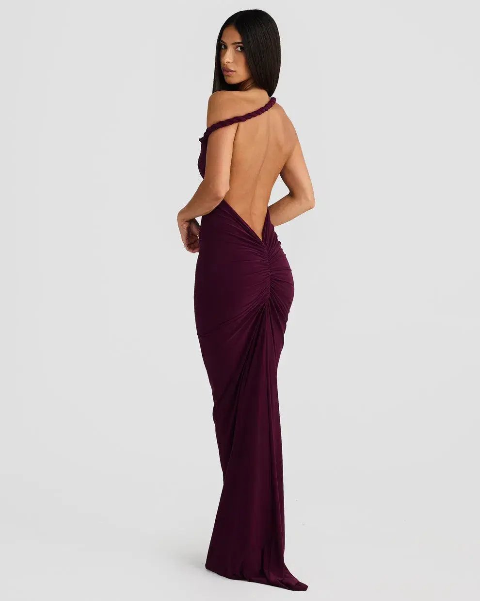 Melani The Label Maia Maxi Gown Mulberry  Size 6 photo 2