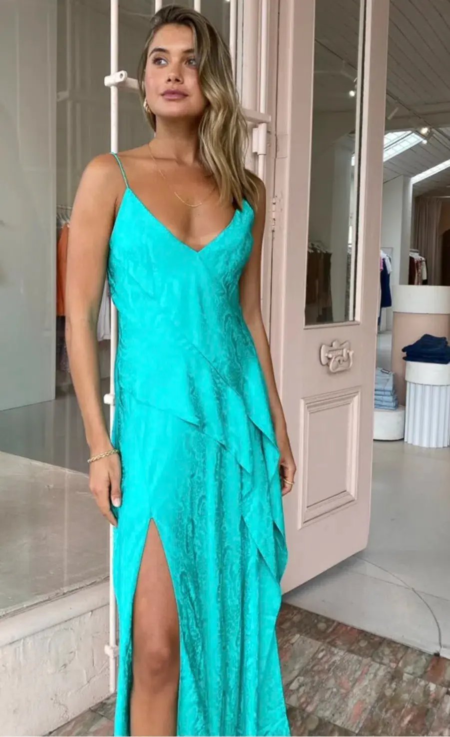 Acler Godwick Dress in Electric Green Size 12 photo 3