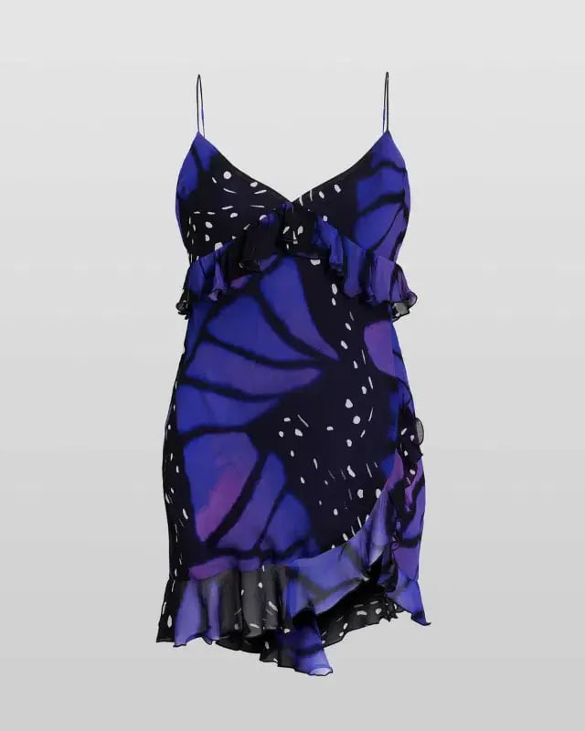 Rat & Boa Beatriz Dress Butterfly Print Size AU 8 photo 6