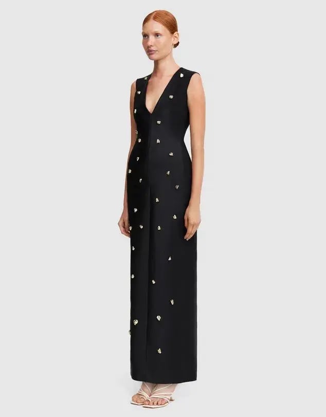 Acler Pattison Maxi Dress in Black Size 10 photo 2